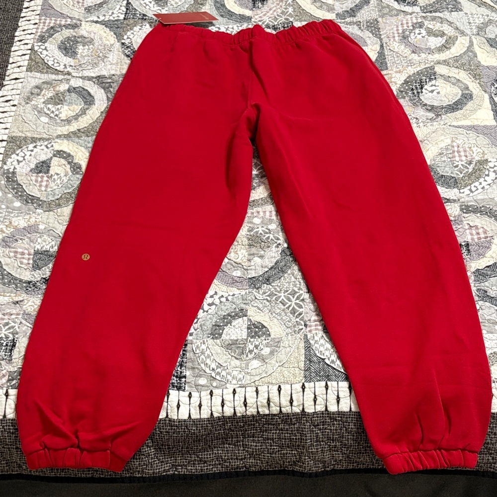 lululemon athletica Red Track Pants with Logo - Picture 7 of 8